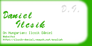 daniel ilcsik business card